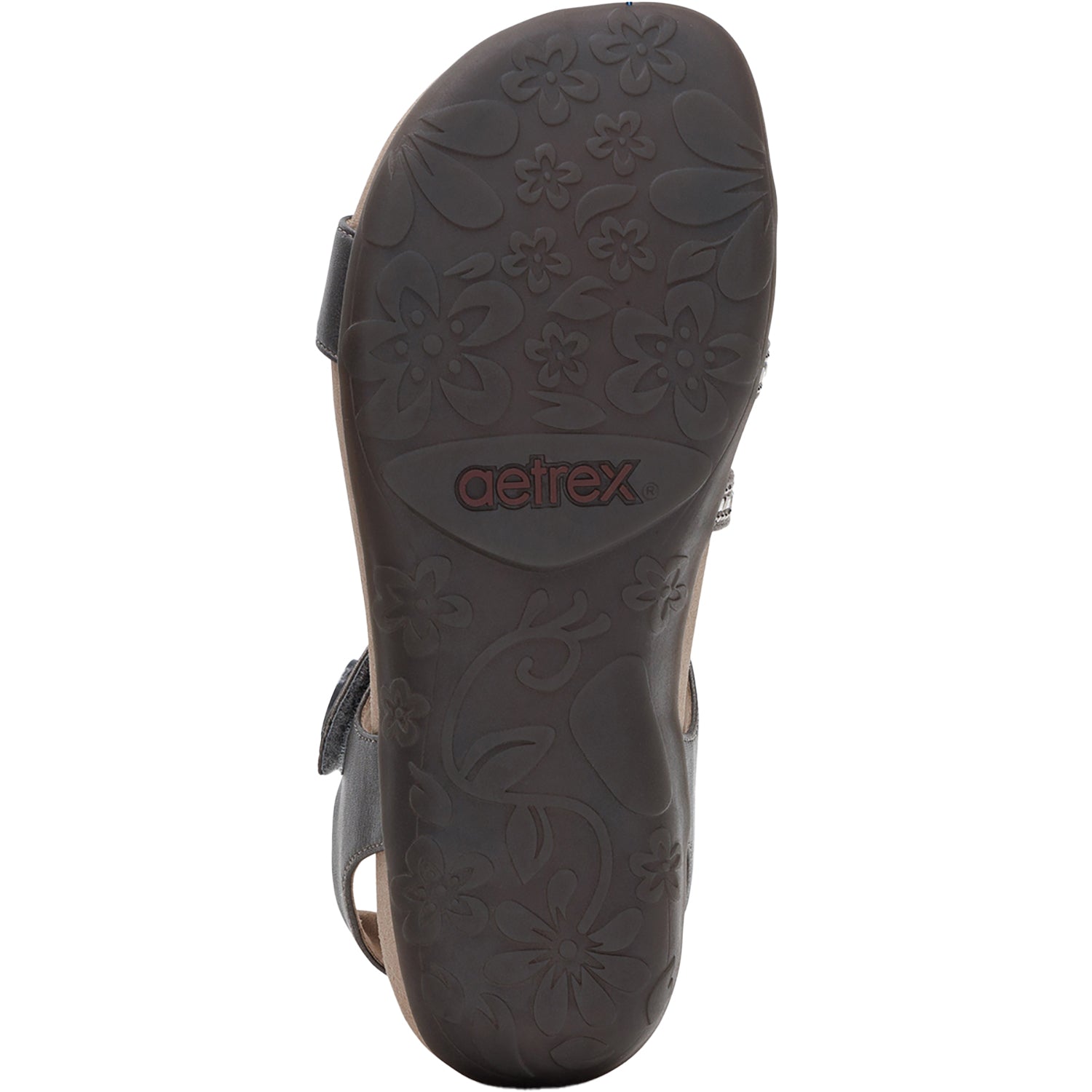 Aetrex Jess Women's Sandals Jeweled Pewter Sparkle