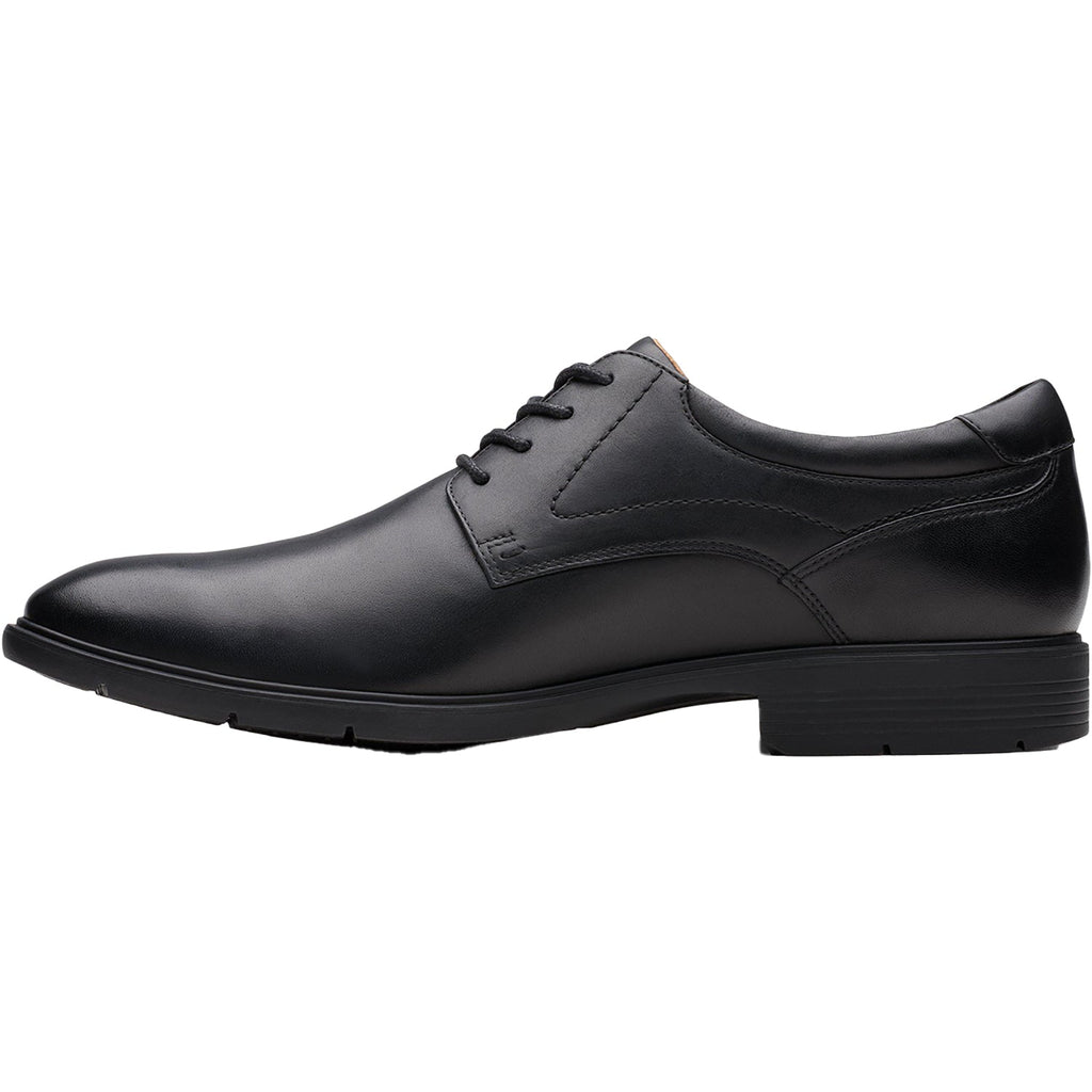 Clarks Eldredge Plain Men's Dress Shoes Black Leather