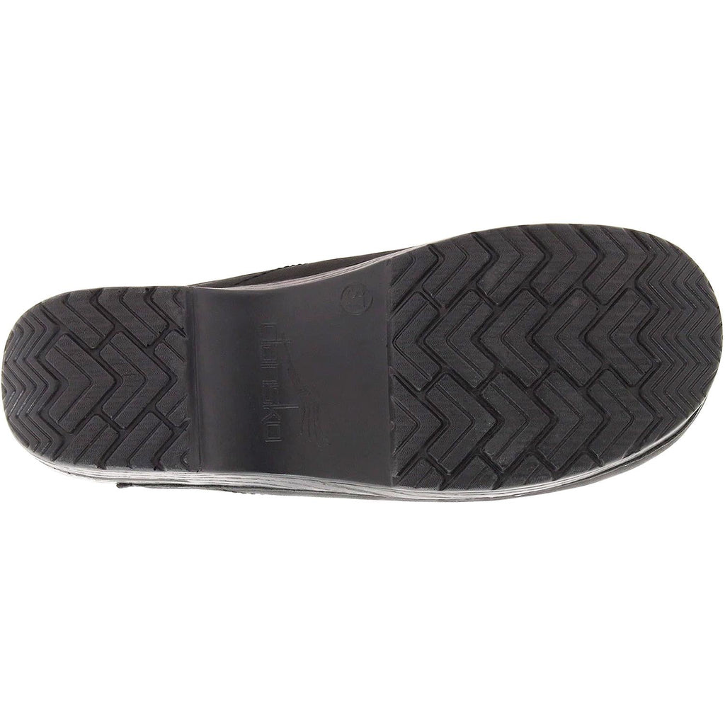 Dansko Sonja Women's Open Back Clogs Black Oiled Nubuck