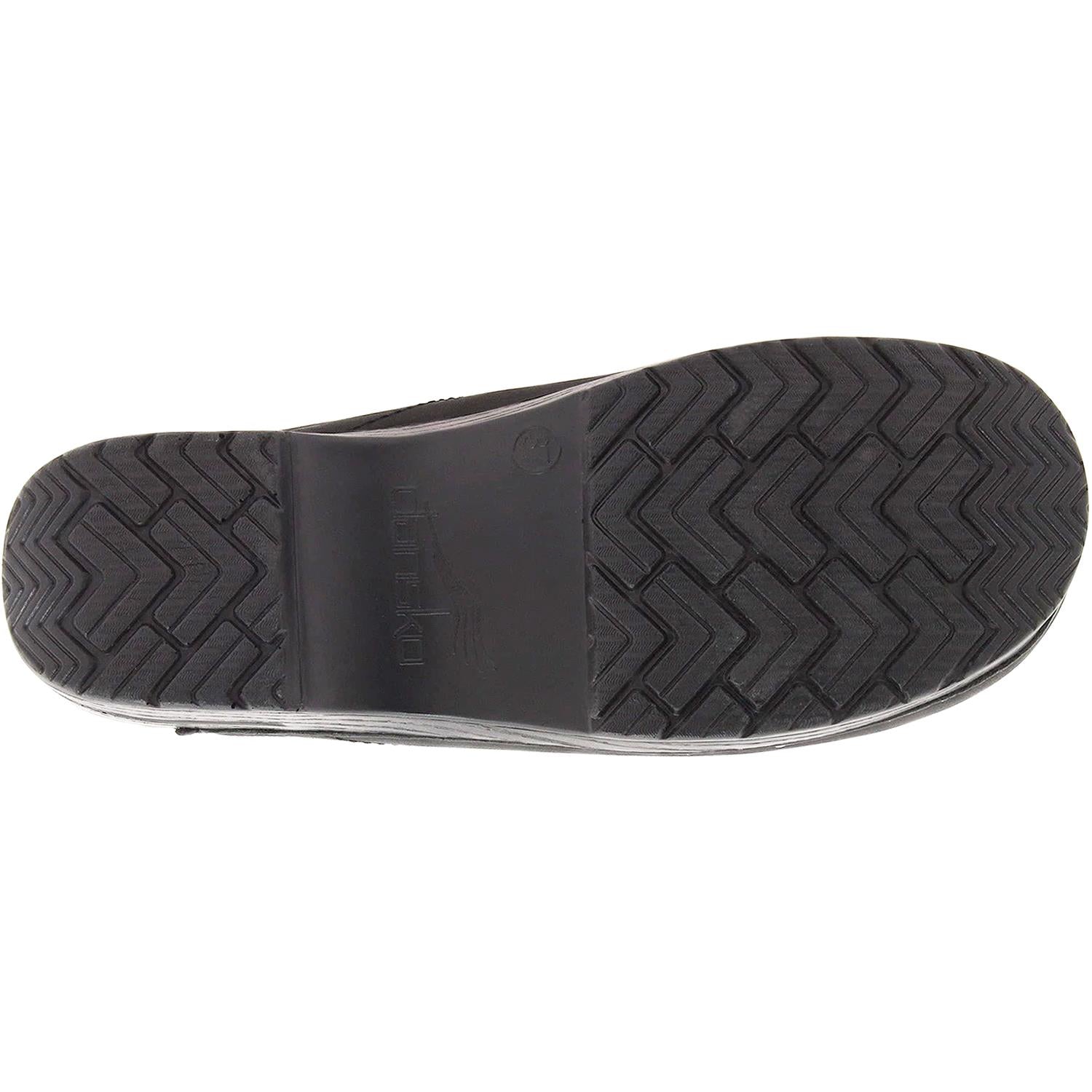 Dansko Sonja Women's Open Back Clogs Black Oiled Nubuck