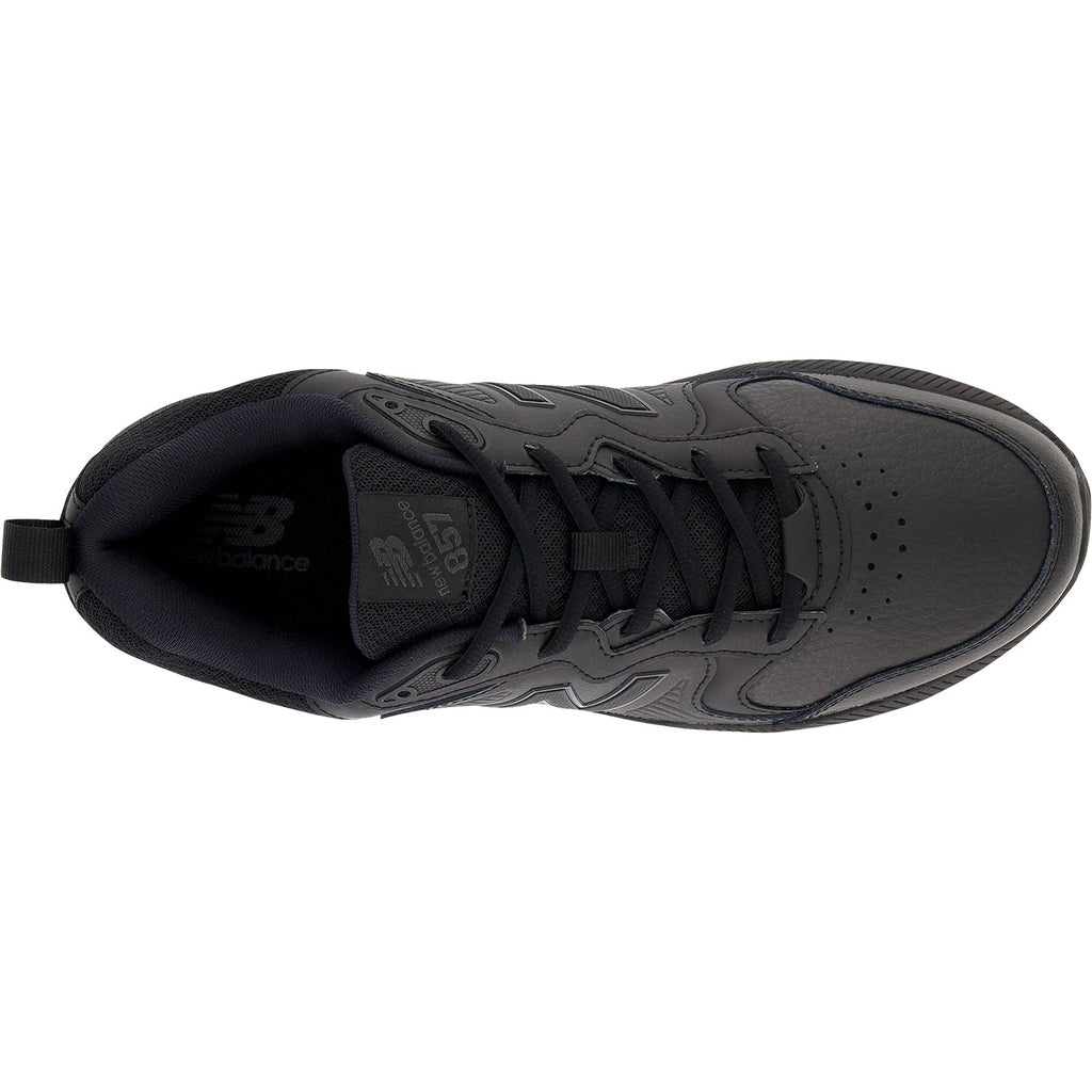 New Balance MX857AM3 Men's Training Shoes Black Leather