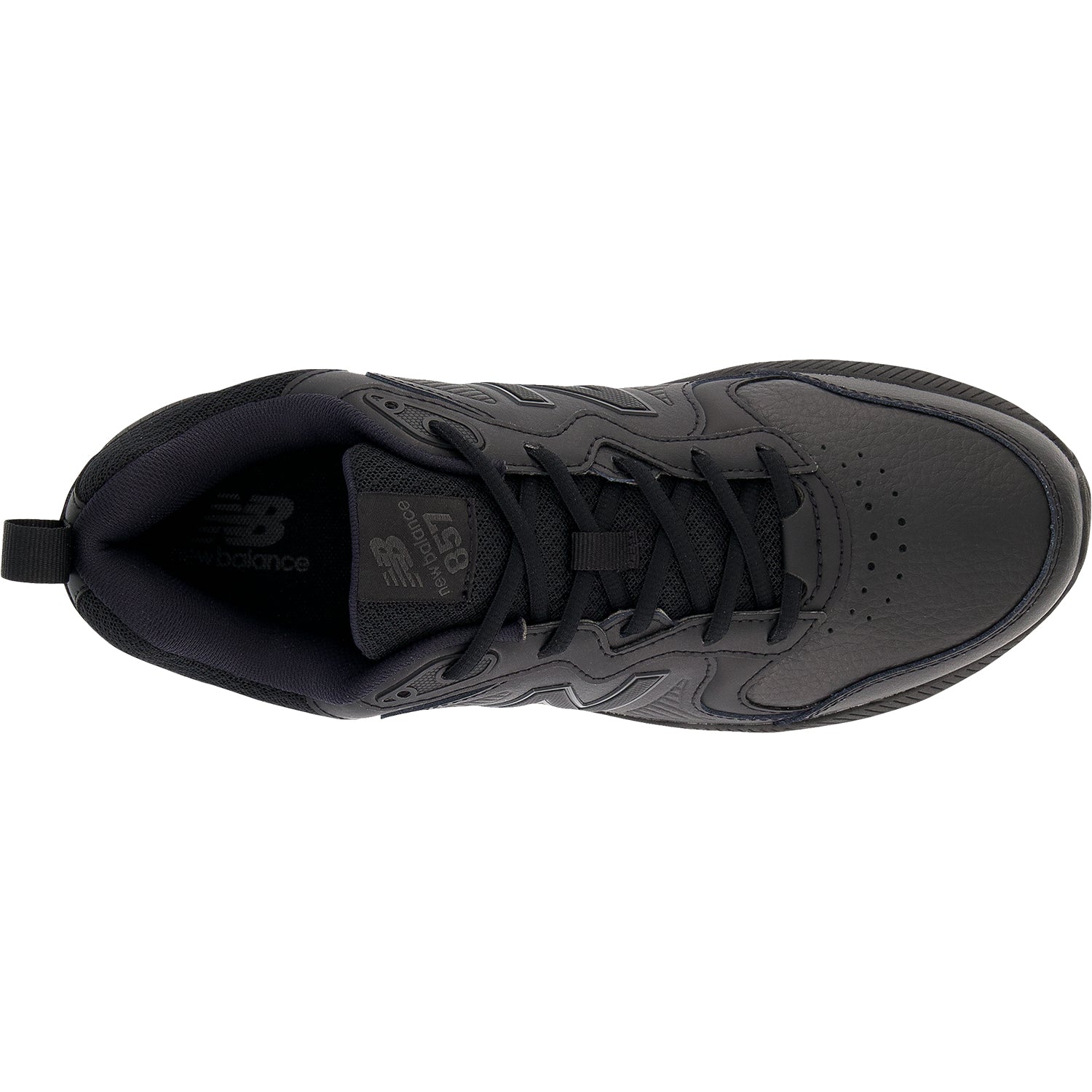 New Balance MX857AM3 Men's Training Shoes Black Leather