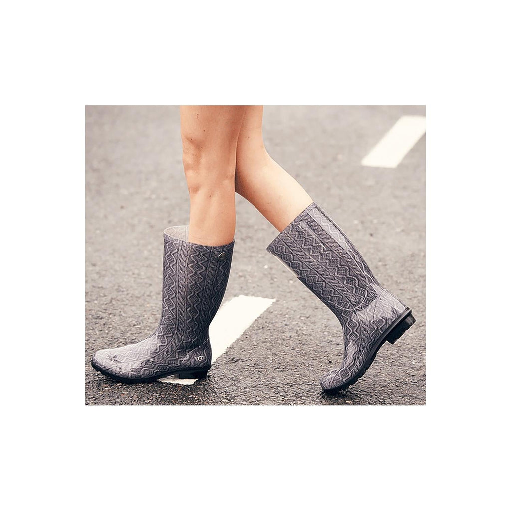 UGG Shaye Women's Waterproof Boots Black Rubber