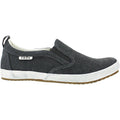 Taos Dandy Women's Slip On Sneakerss Charcoal Washed Canvas