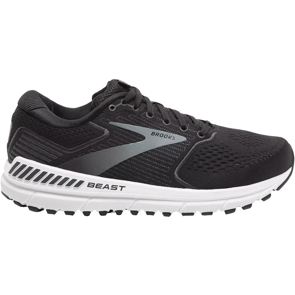 Brooks Beast 20 Men's Running Shoes Black/Ebony/Grey Mesh