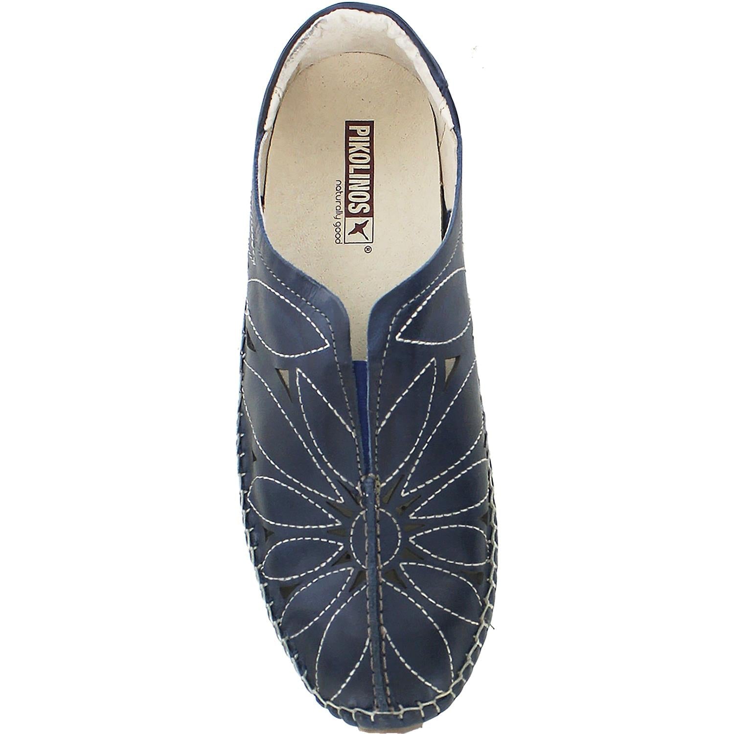 Pikolinos Jerez 578-7399 Women's Slip Ons Blue Leather