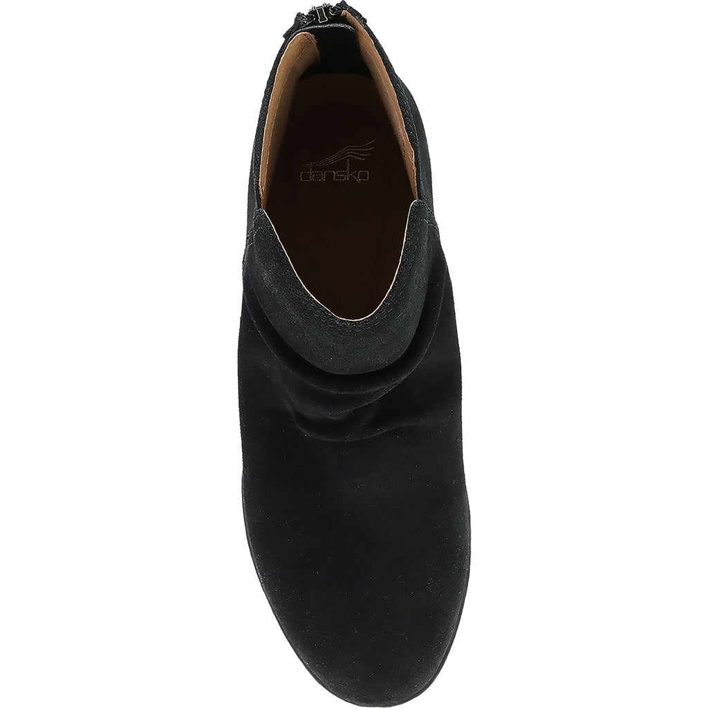 Dansko Stephanie Women's Causal Waterproof Boots Black Waterproof Suede