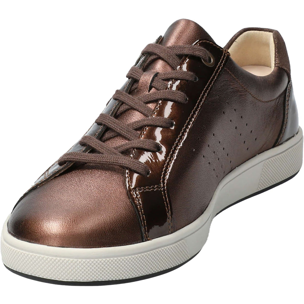 Mephisto Nikita 1 Women's Sneakers Bronze Charm Grained Leather