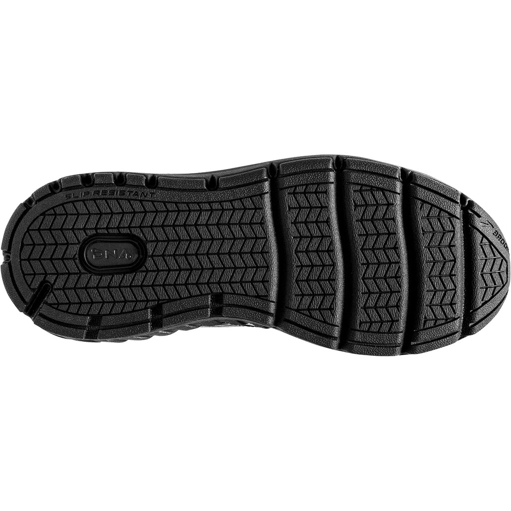 Brooks Addiction Walker V-Strap Women's Walking Shoes Black Leather