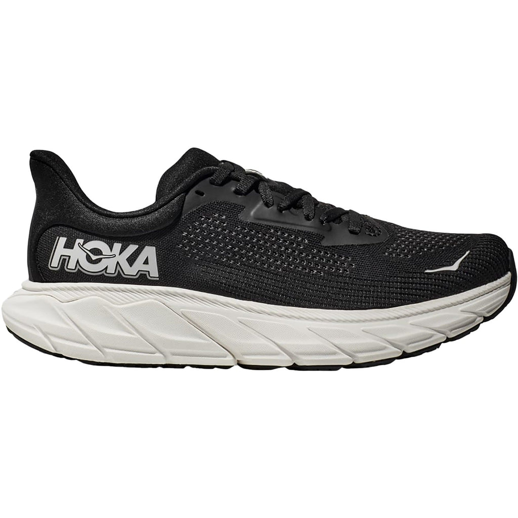 Hoka Arahi 7 (Stability Support) Women's Running Shoes Black/White Mesh