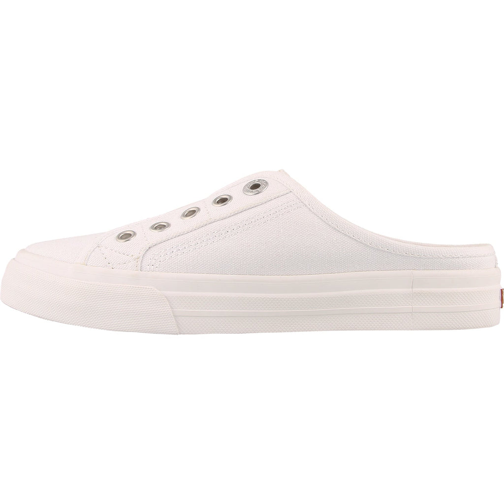 Taos EZ Soul Women's Sneaker Mules White Canvas