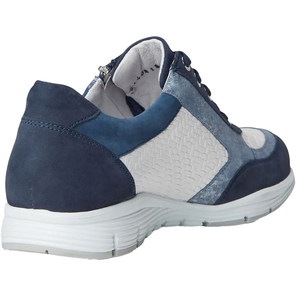 Mephisto Ylona Women's Sporty Lace Up Shoes Jeans Blue