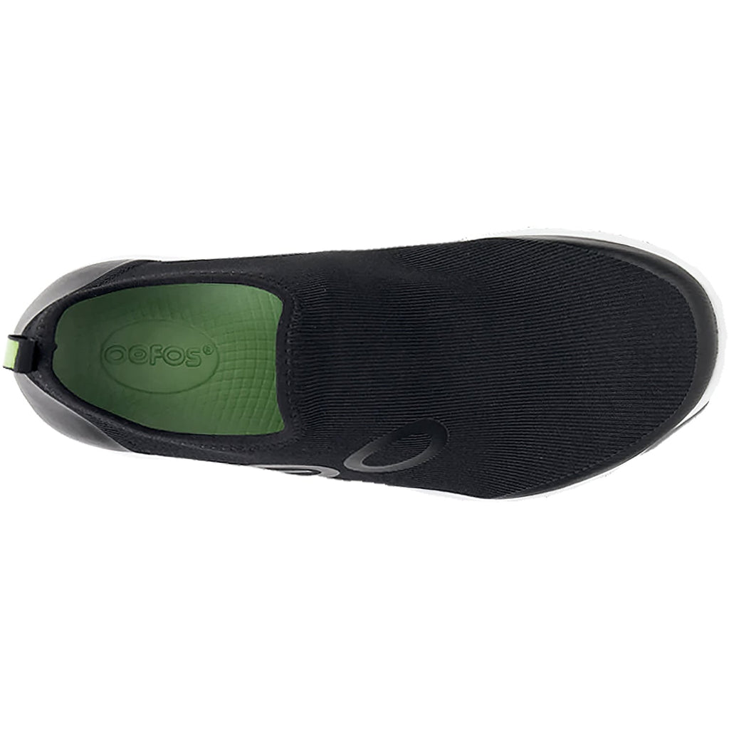 OOFOS OOmg Sport Low Women's Recovery Shoes White/Black Mesh