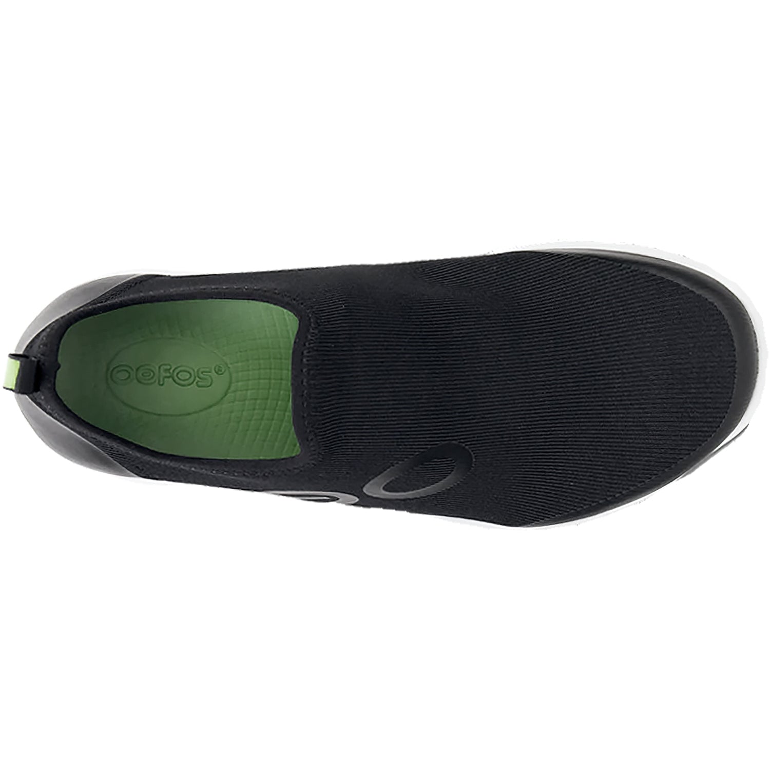 OOFOS OOmg Sport Low Women's Recovery Shoes White/Black Mesh
