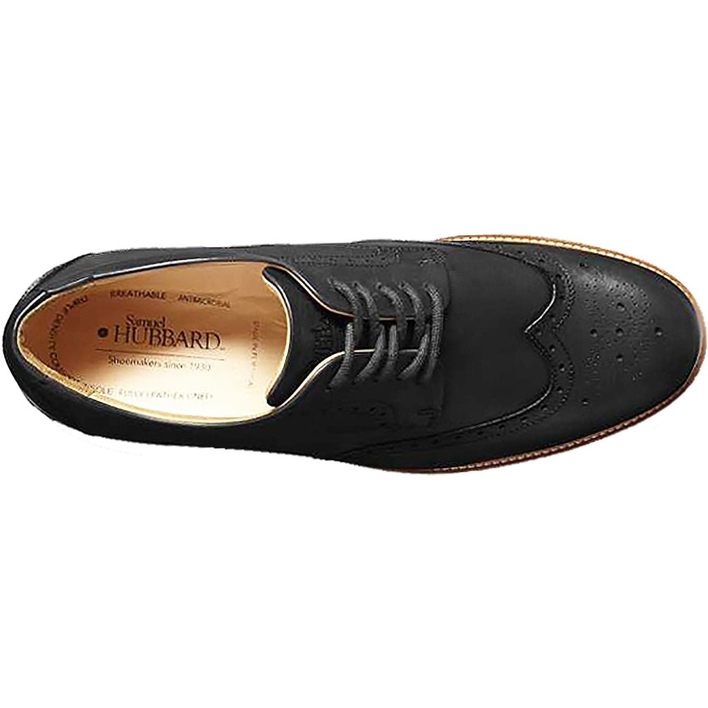 Samuel Hubbard Tipping Point Men's Wingtip Shoes Black Leather