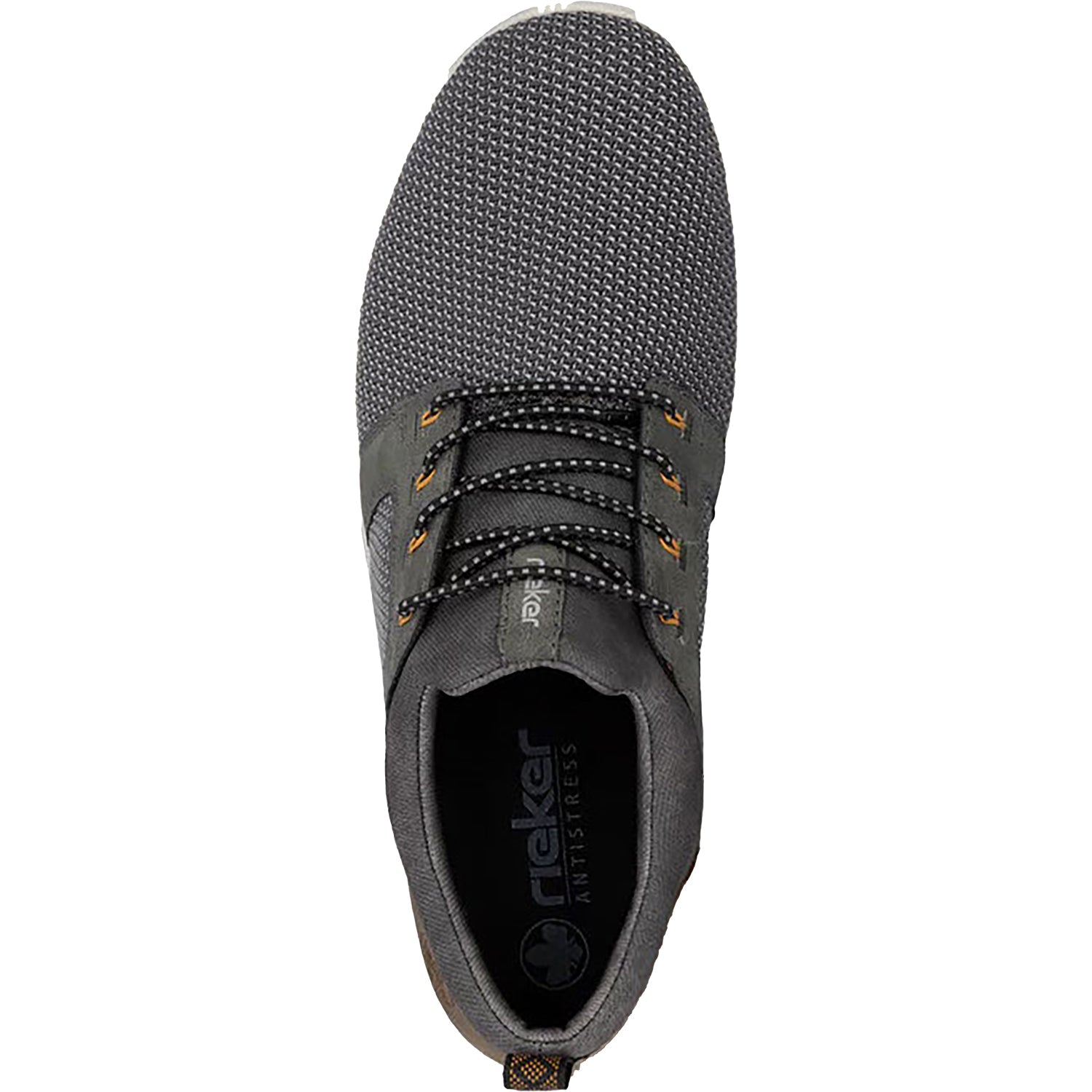 Rieker B7796-42 Men's Walking Shoes Stein/Smoke/Mandel Stretch Mesh