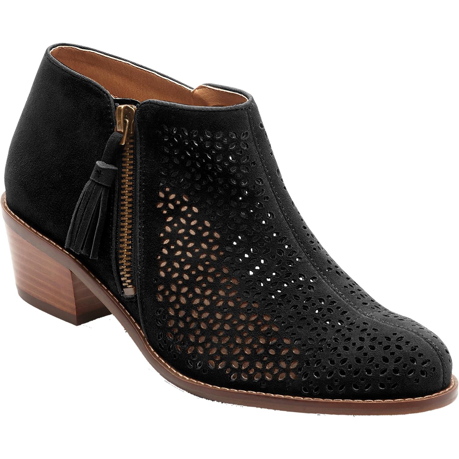 Vionic Daytona Women's Ankle Boots Black Suede