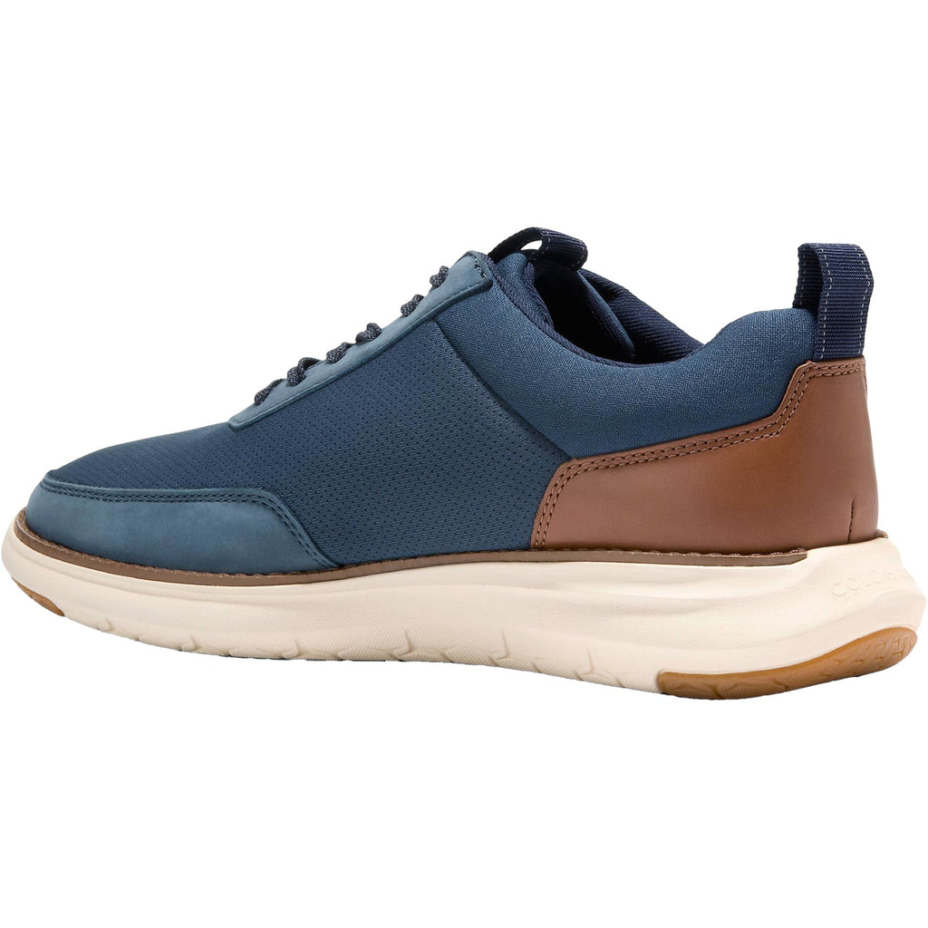 Cole Haan Grand Remix Men's Causal Sneakers Navy/British Tan Leather
