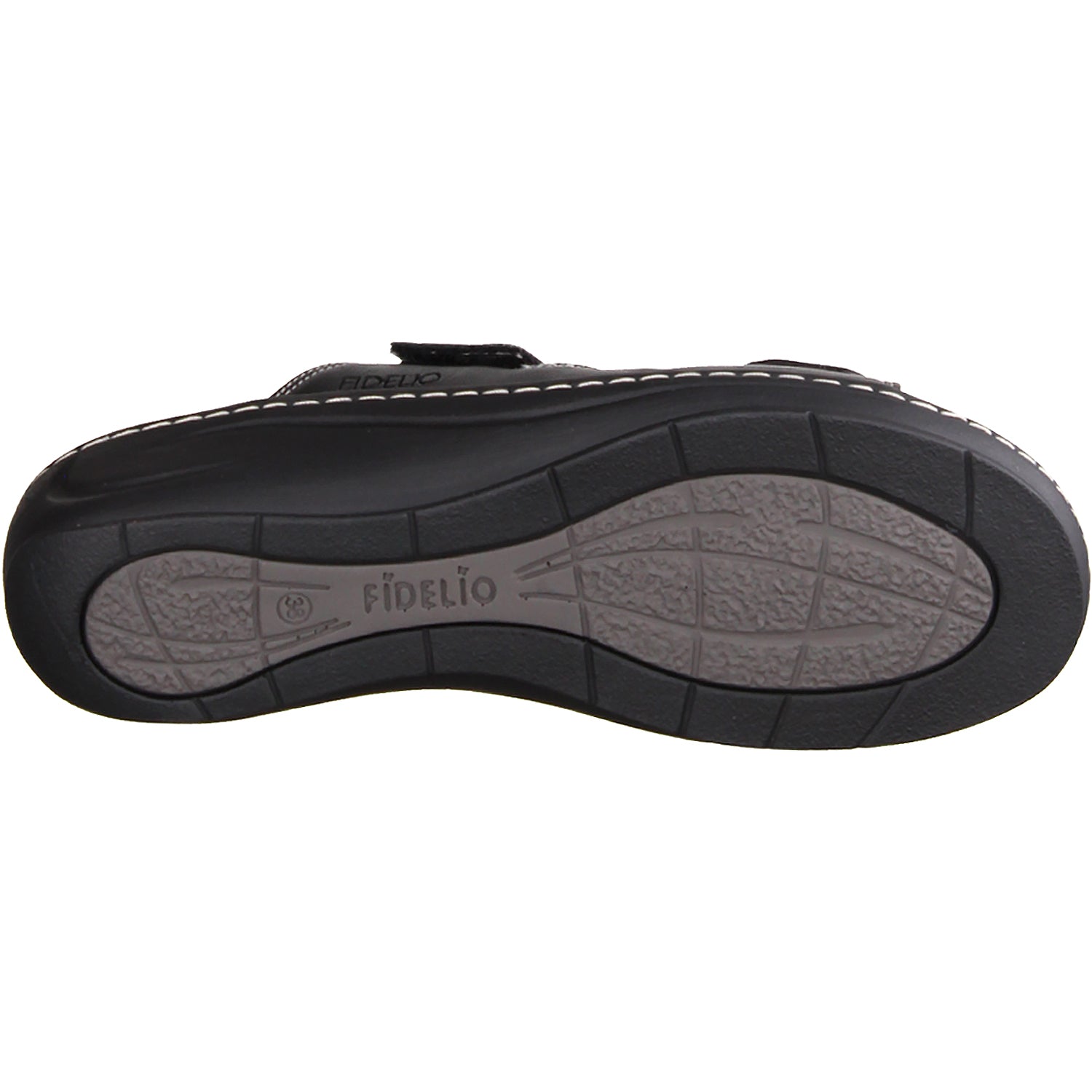 Fidelio 43-4103 Linz 2 Women's Slide Sandals Black Leather