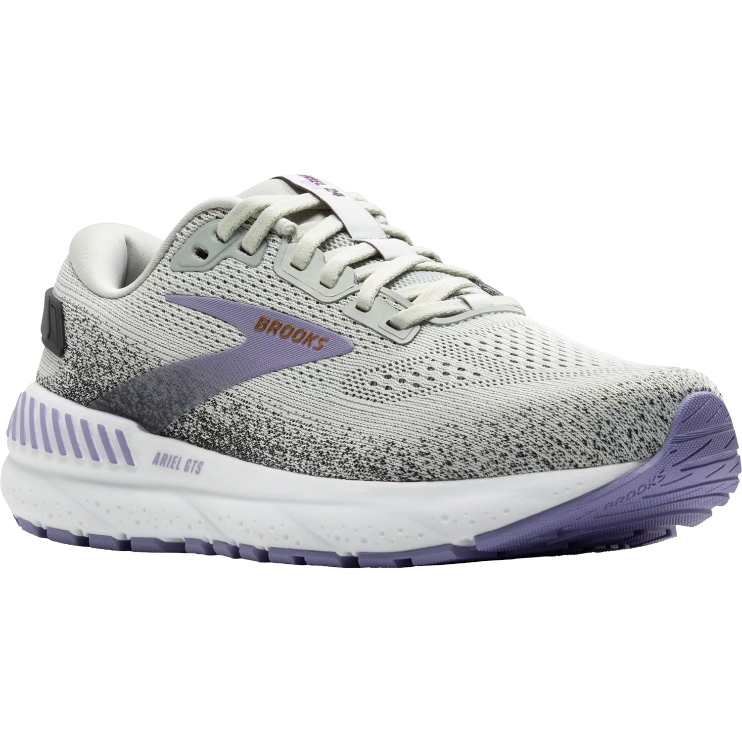 Brooks Ariel GTS 24 (Stability Support) Women's Athletic Shoes Mercury/Ebony/Sweet Lavender Mesh