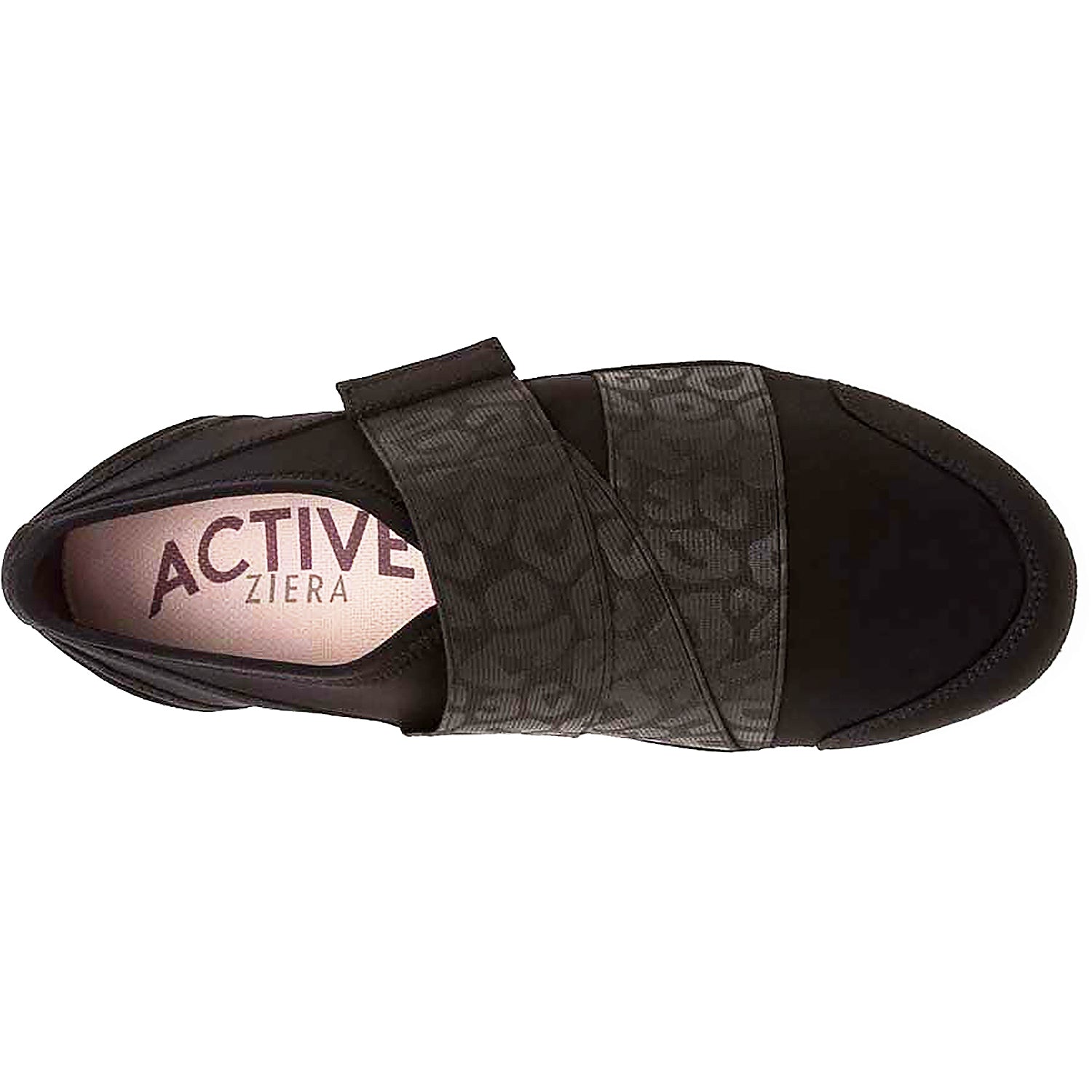 Ziera Urban Women's Slip On Shoes Black Leopard Neoprene