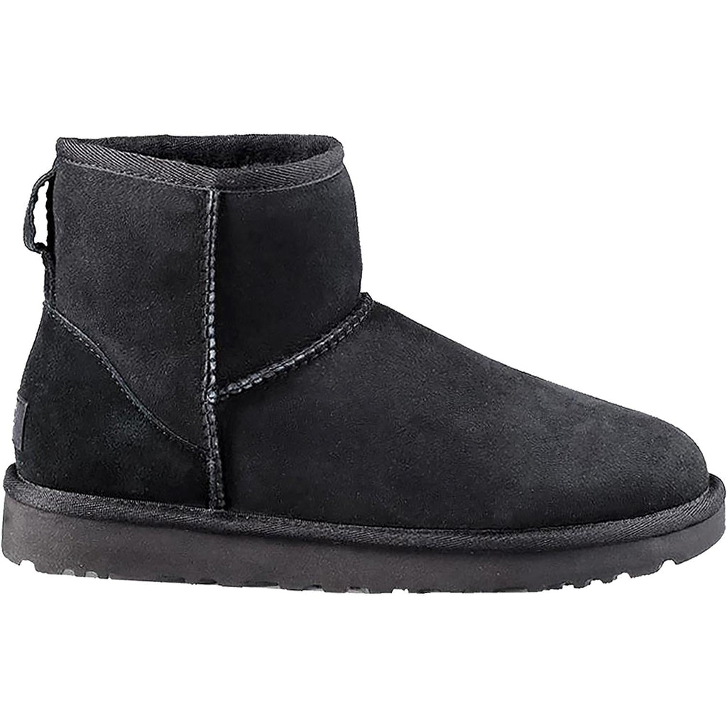 UGG Classic Mini II Women's Ankle Boots Black Sheepskin