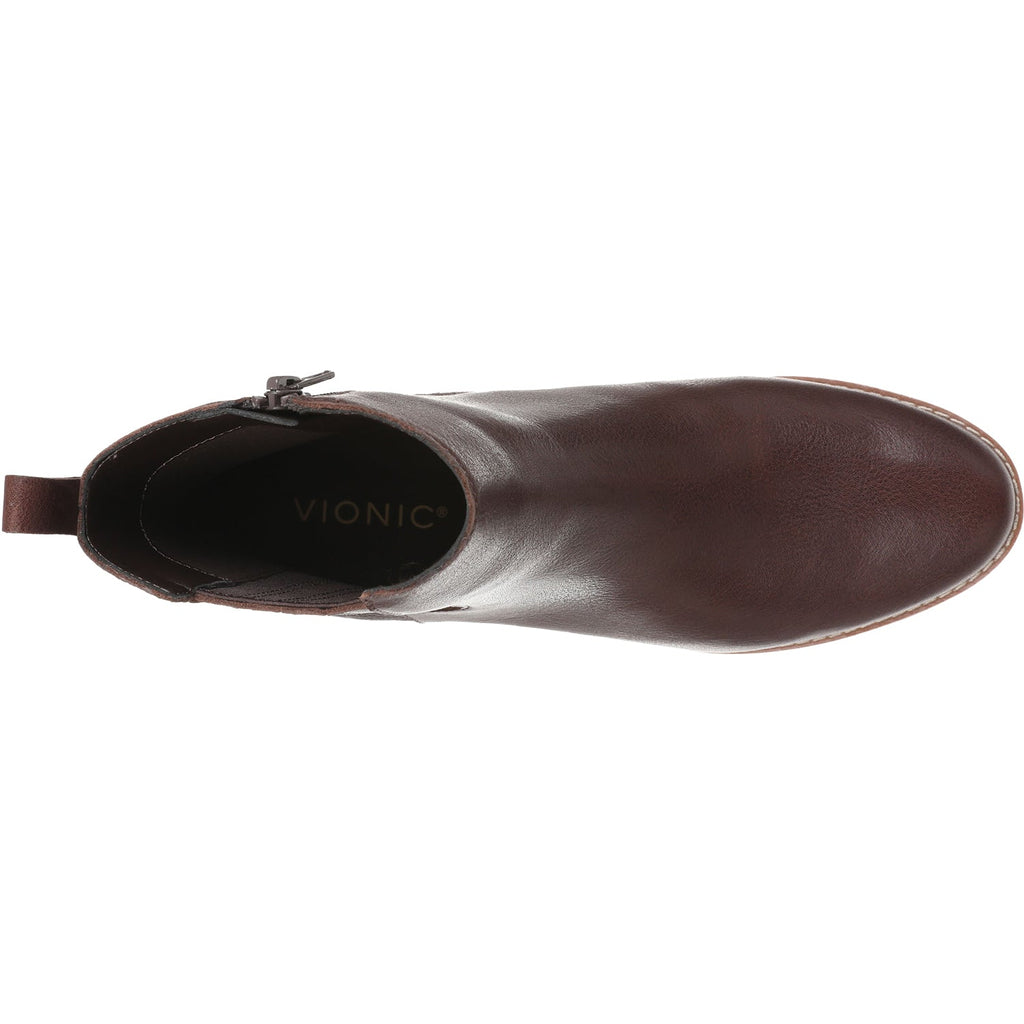 Vionic Aria Water Resistant Women's Boots Dark Brown Leather