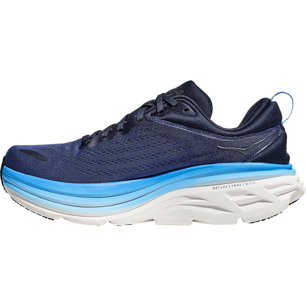 Hoka Bondi 8 (Neutral Support) Men's Running Shoes Outer Space/All Aboard Mesh