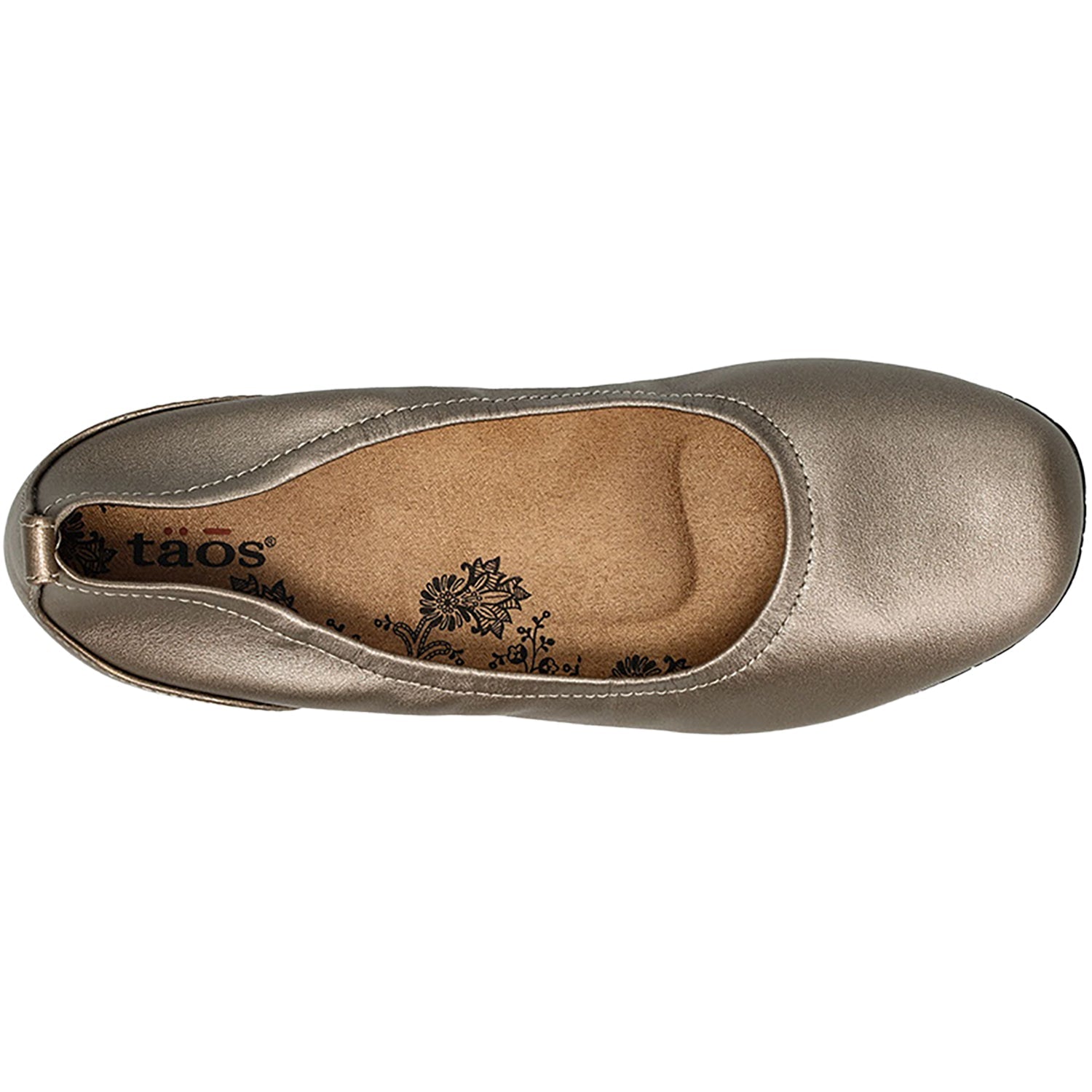 Taos Chit Chat Women's Ballerina Flats Champagne Leather