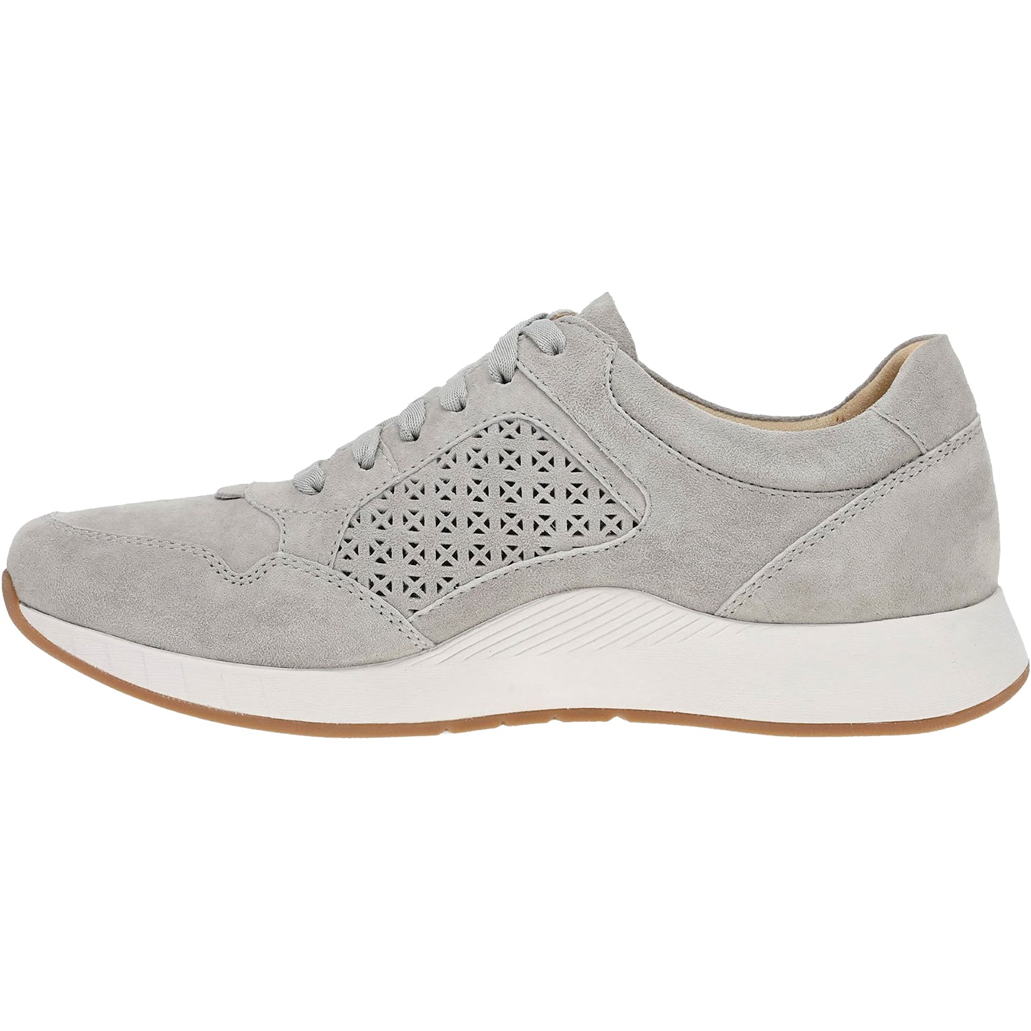 Dansko Catie Women's Sporty Lace Up Shoes Grey Suede