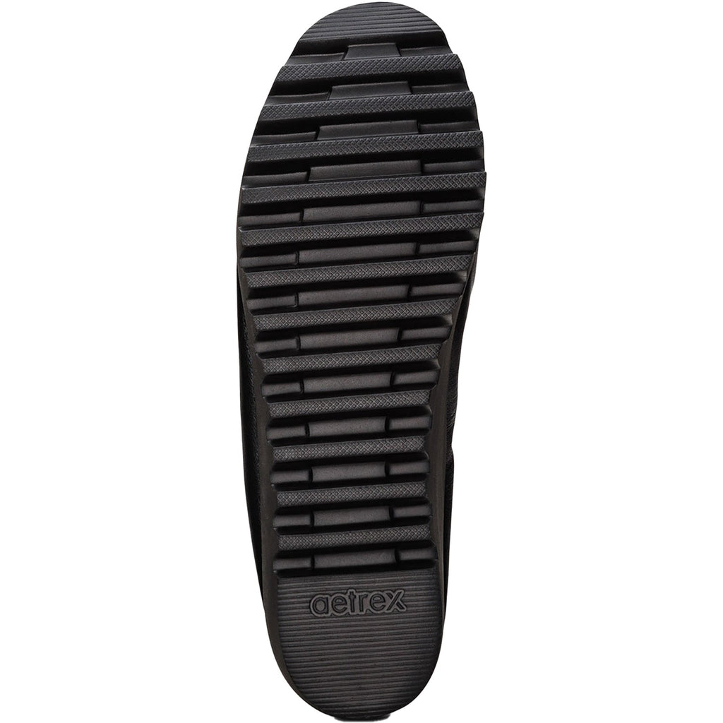 Aetrex Liz Women's Flats Black Leather