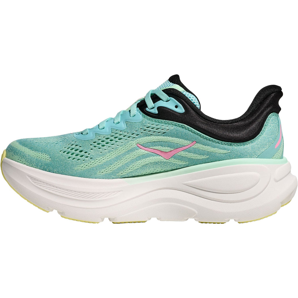 Hoka Bondi 9 (Neutral Support) Women's Athletic Shoes Blue Spark/Mint Fluorite Mesh