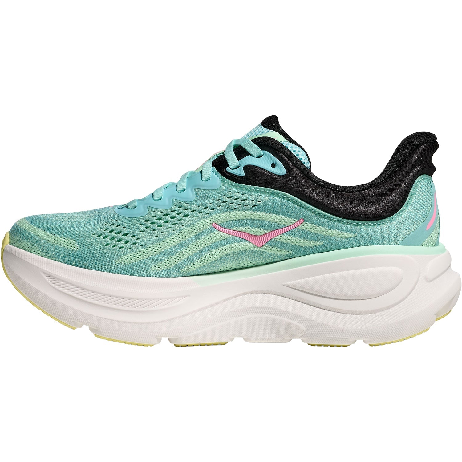 Hoka Bondi 9 (Neutral Support) Women's Athletic Shoes Blue Spark/Mint Fluorite Mesh