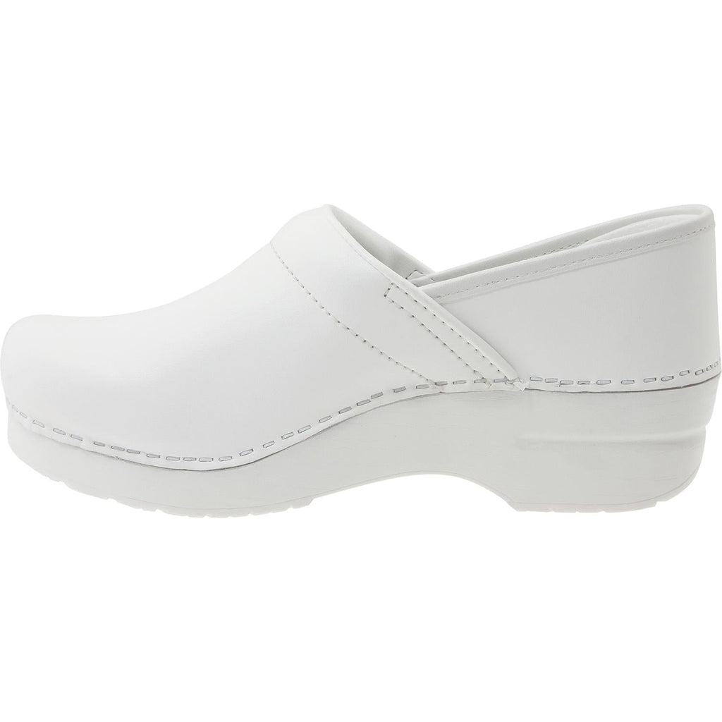 Dansko Professional Clog Women's White Box Leather