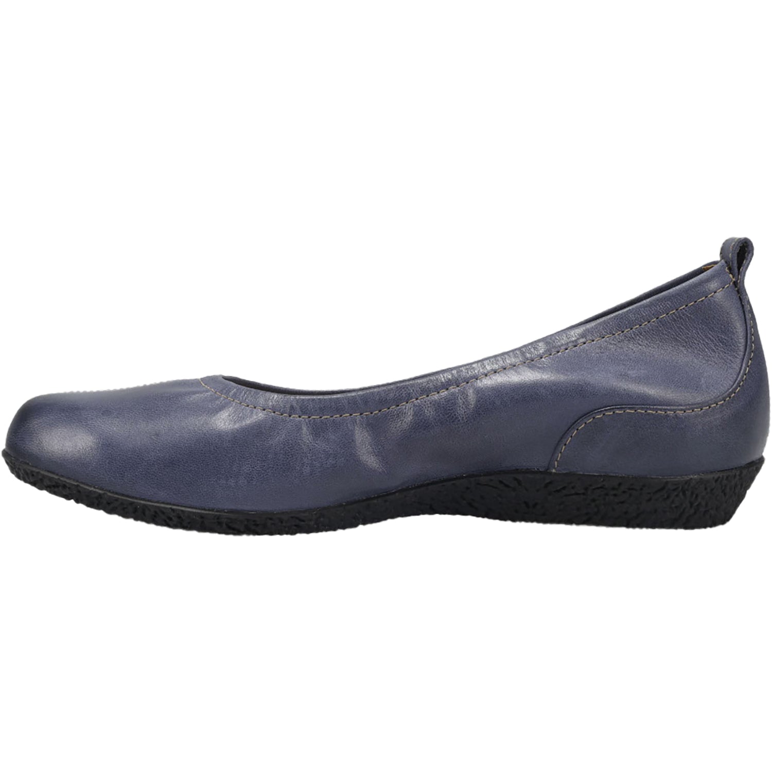 Taos Chit Chat Women's Ballerina Flats Petrol Blue Leather