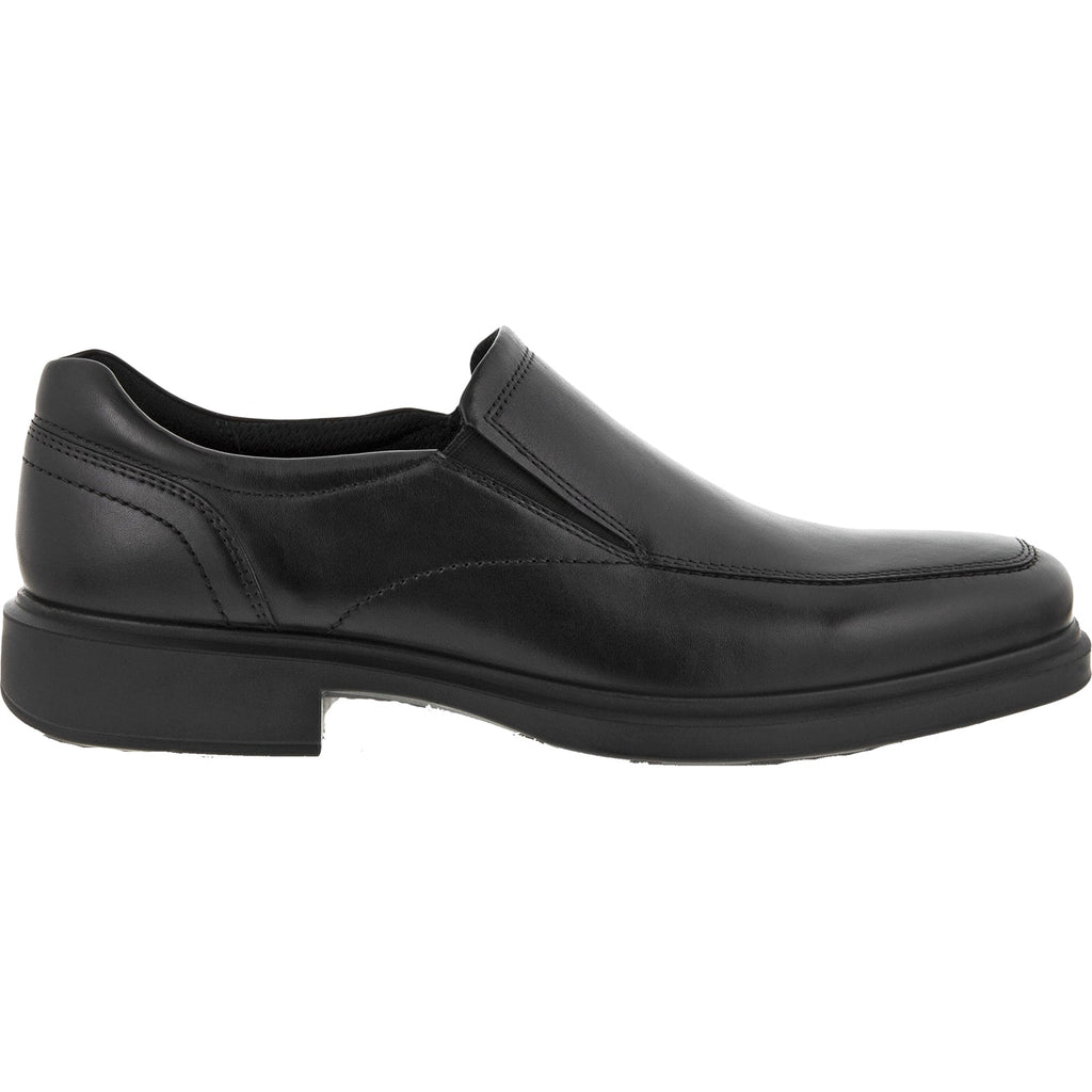 Ecco Helsinki 20 Apron Toe Men's Slip Ons Black Leather