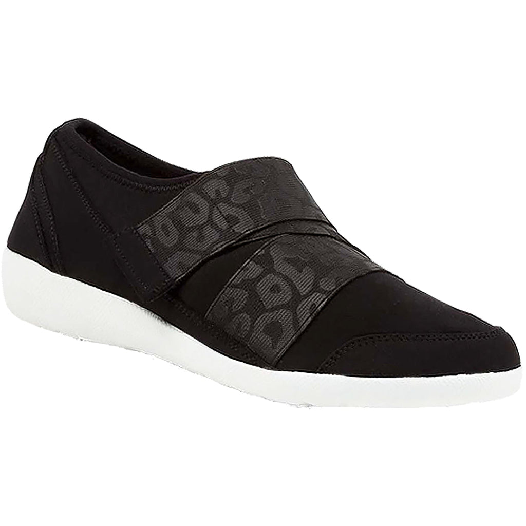 Ziera Urban Women's Slip On Shoes Black Leopard Neoprene
