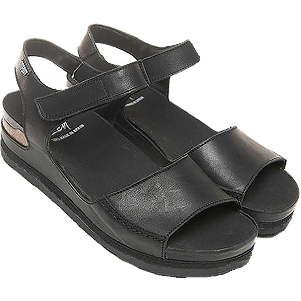 On Foot Cynara 203 Tucson Women's Ankle Strap Sandals Black Leather