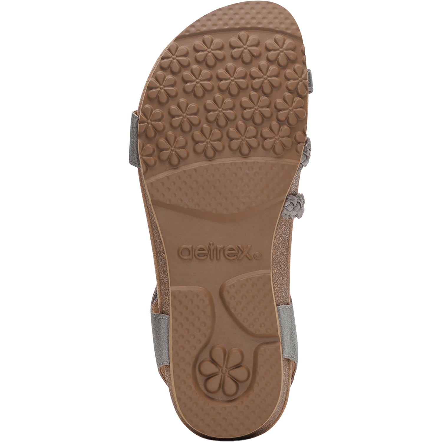 Aetrex Jillian Women's Sandals Brushed Silver