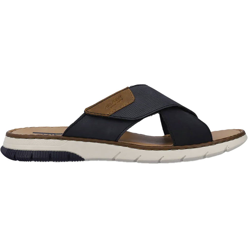 Rieker 25283-14 Cody 83 Men's Sandals Pazifik/Lake/Mandel Synthetic