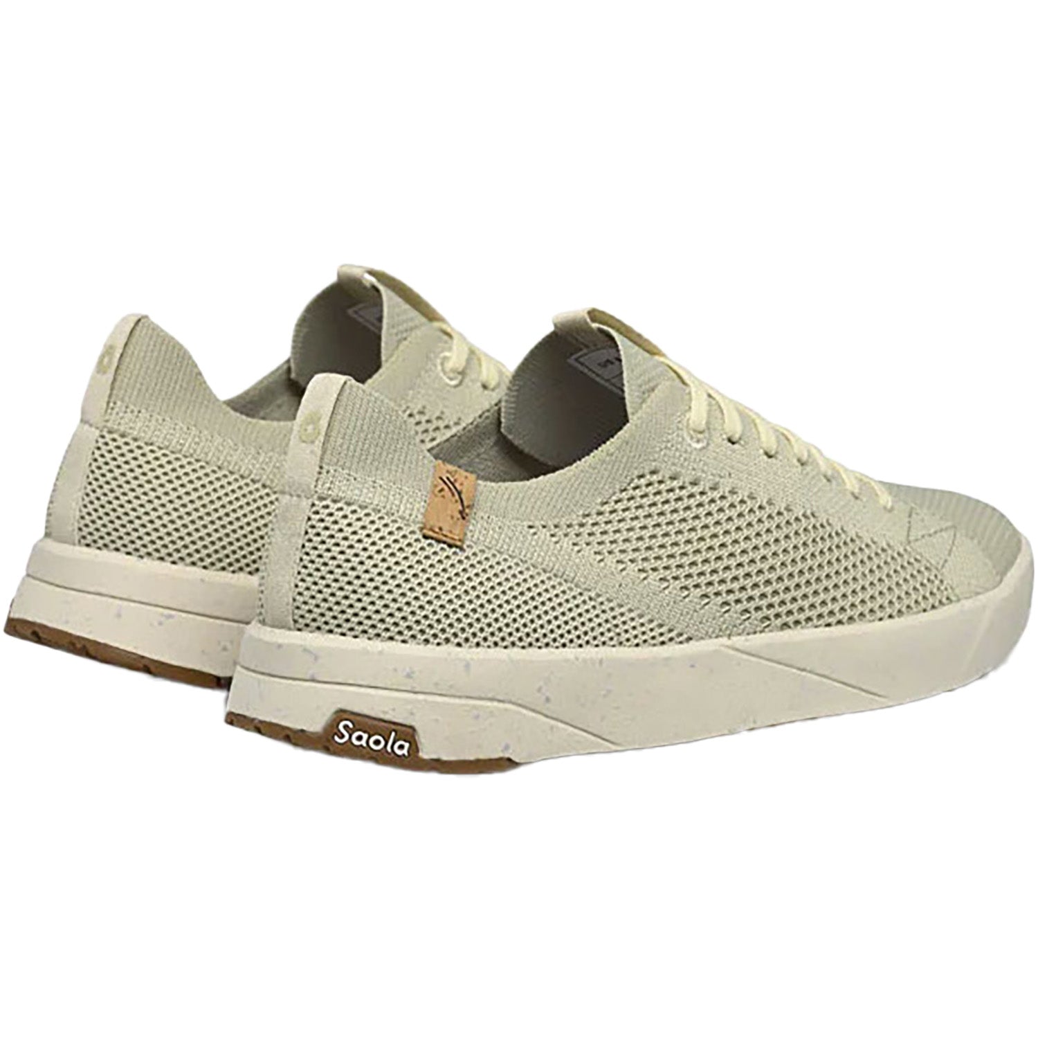 Saola Cannon Knit 20 Women's Vegan Sneakers Faded Green