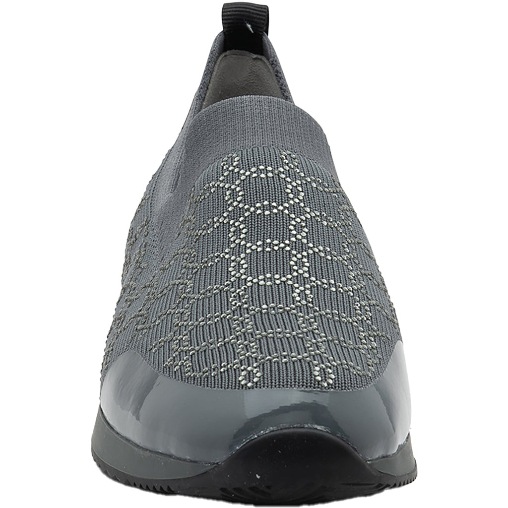Ara Layton II Women's Slip Ons Graphite Wovenstretch
