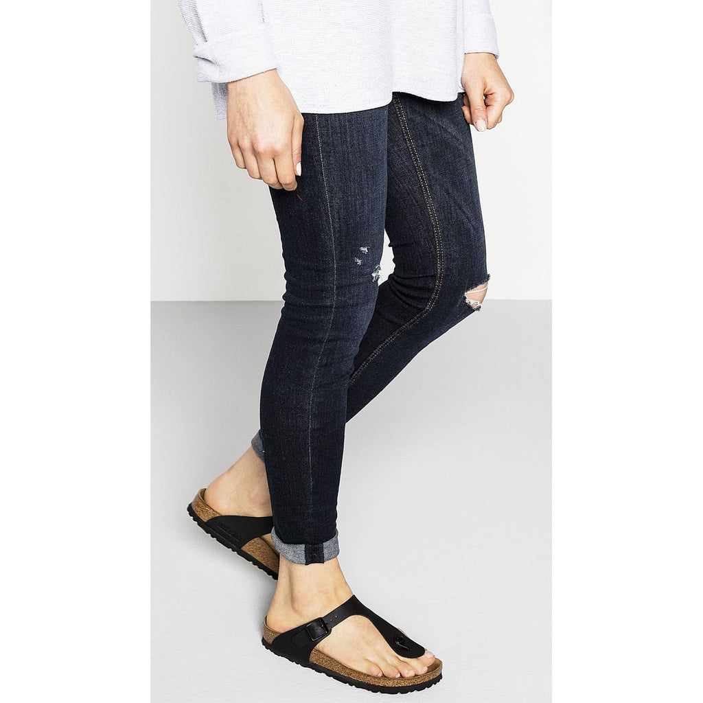 Birkenstock Gizeh Women's Thong Sandals Black Birko-Flor