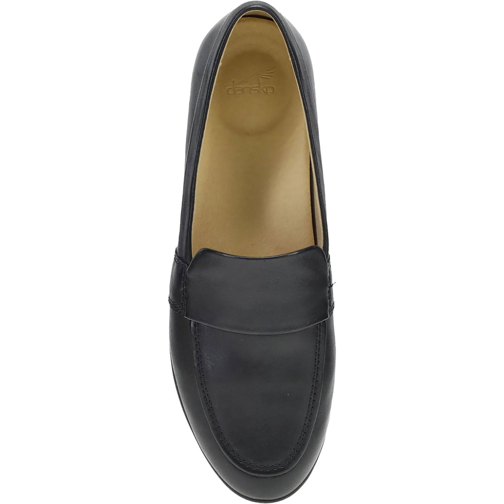 Dansko Linden Women's Slip Ons Black Nappa Leather