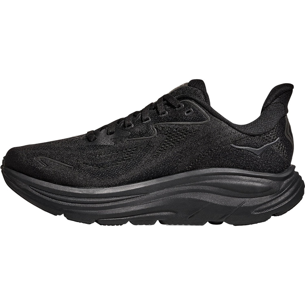 Hoka Clifton 10 Mesh (Neutral Support) Men's Athletic Shoes Black/Black