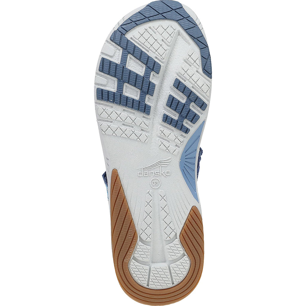 Dansko Rayna Women's Trail Sandals Blue Multi Webbing Synthetic