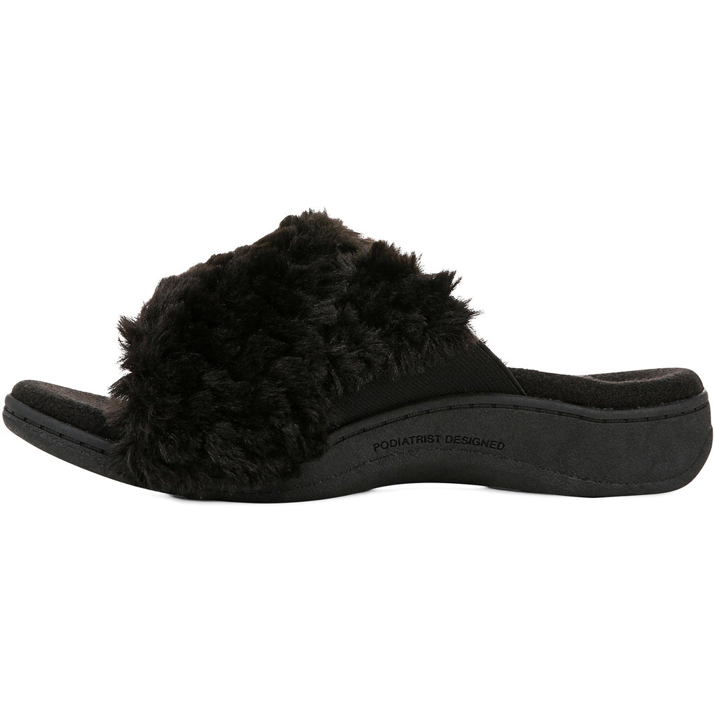 Vionic Relax II Women's Slippers Black Shearling