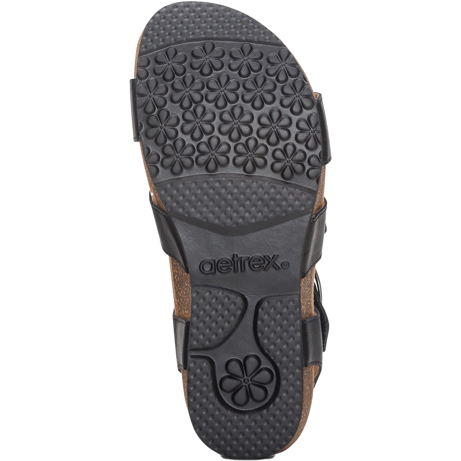 Aetrex Lilly Women's Sandals Black Leather
