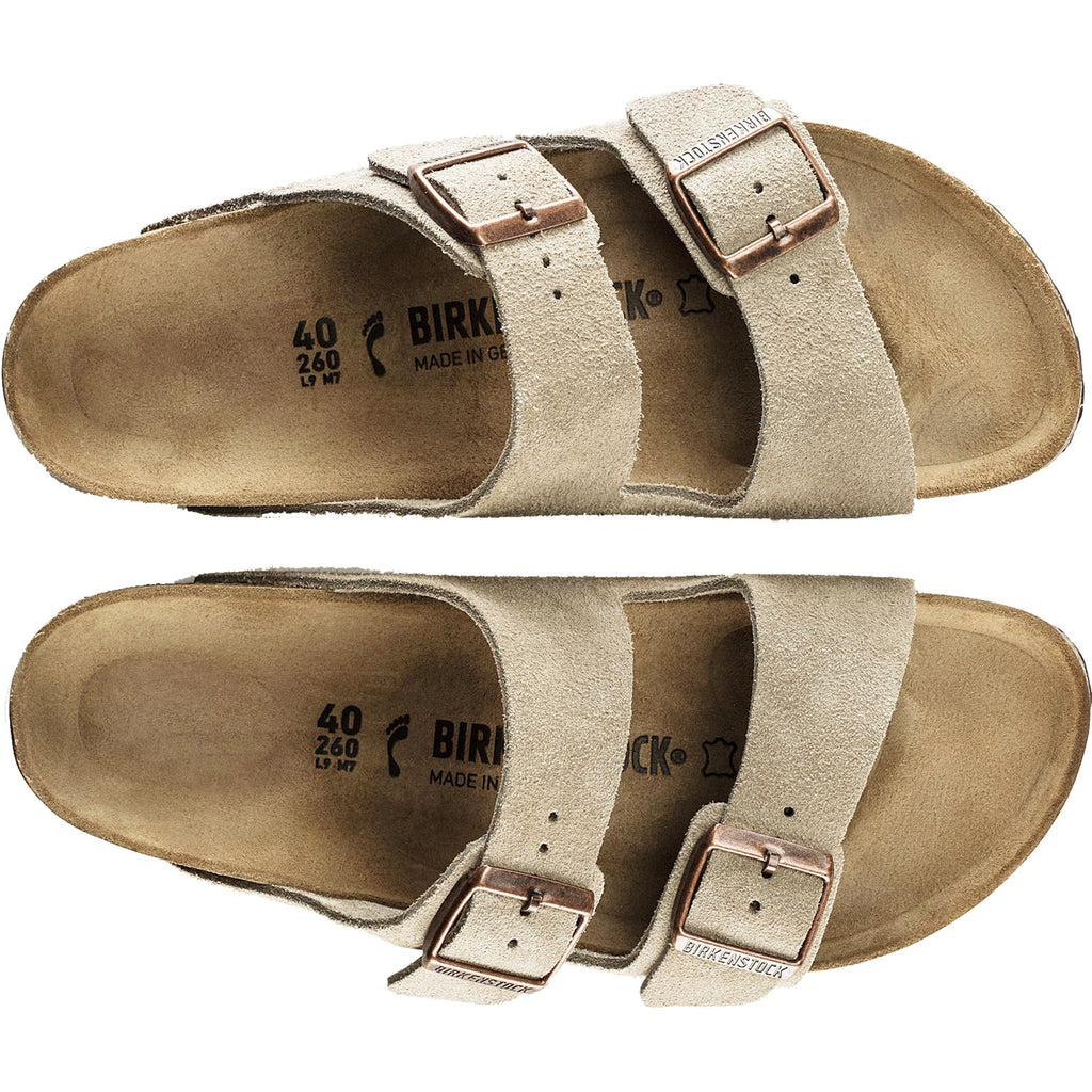 Birkenstock Arizona Unisex Sandals Taupe Suede