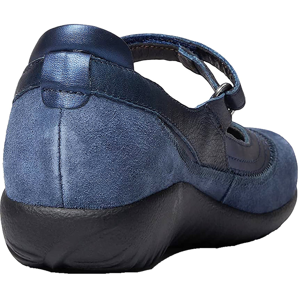 Naot Kirei Women's Mary Janes Polar Sea/Midnight Blue/Blue Ink Leather/Nubuck